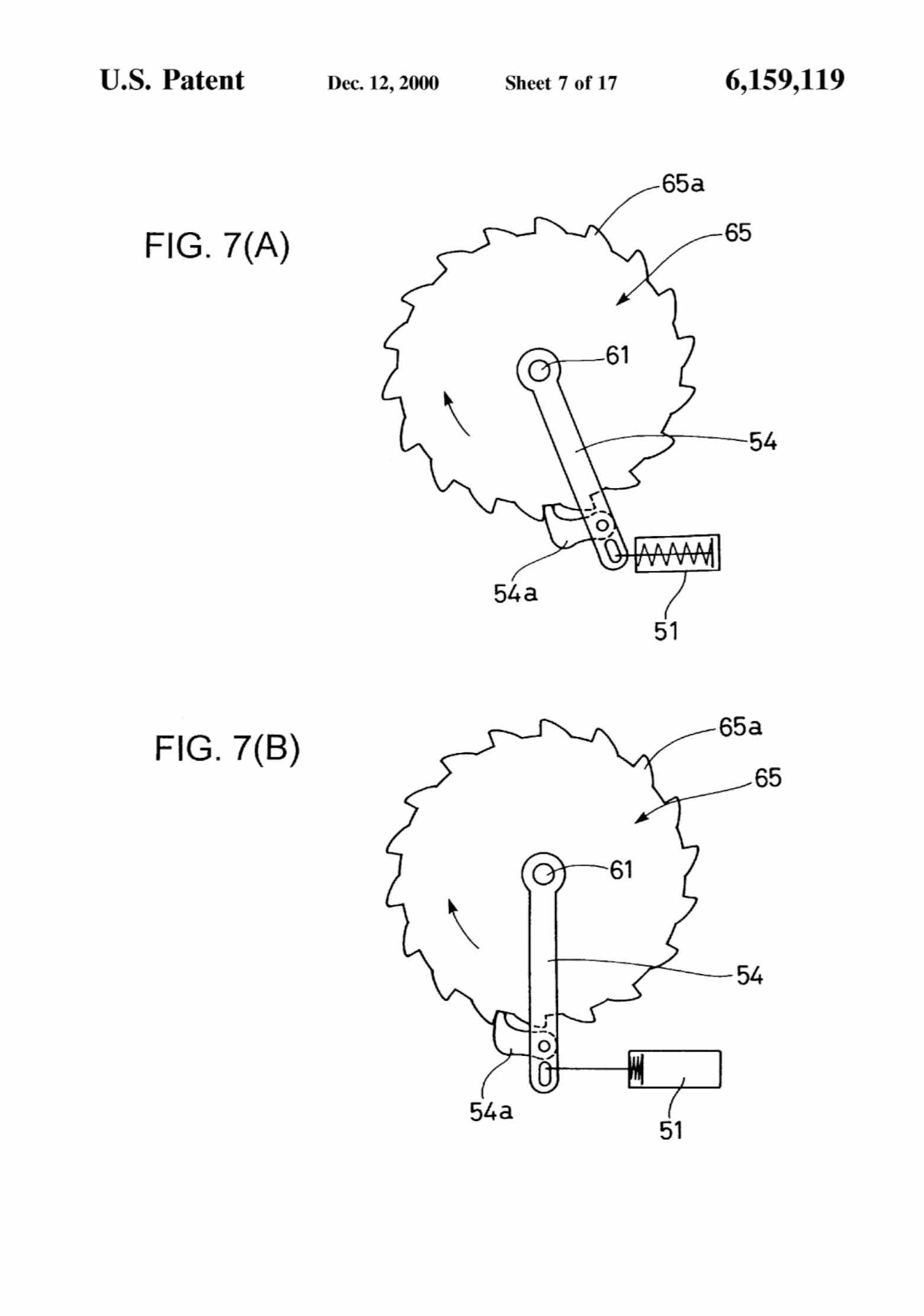 US Patent 6,159,119 - Shimano AirLines scan 8 main image
