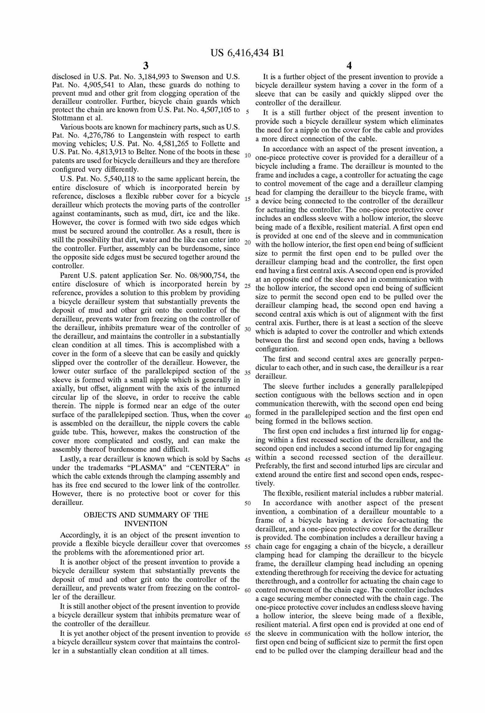 US Patent 6,416,434 - Vivo V2 scan 10 main image
