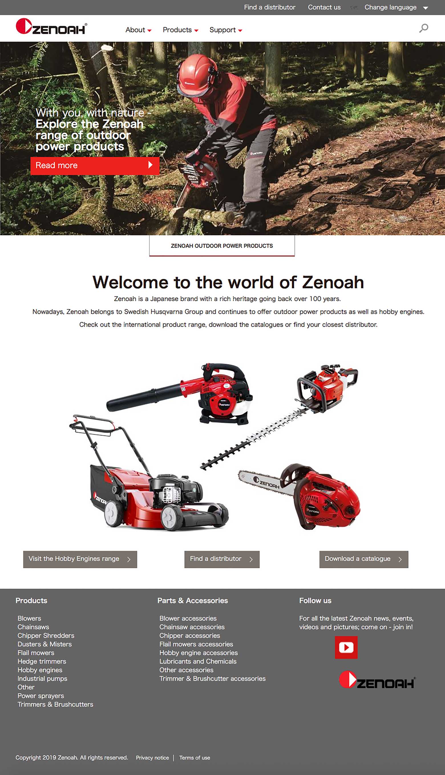Zenoah - web site 2020 scan 01 main image