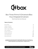 Box Three/Box Four Drivetrain - Technical Service Manual page 01 thumbnail