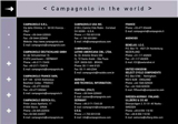 Campagnolo - 2000 Spare Parts and Tools Catalogue rear cover thumbnail