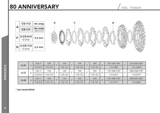 Campagnolo - 80th Anniversary Spare Parts Catalogue page 08 thumbnail
