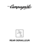 Campagnolo instructions - 7225195 Rear Derailleur ('02/2002') front cover thumbnail
