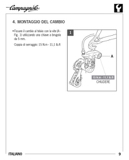 Campagnolo instructions - 7225195 Rear Derailleur ('02/2002') page 009 thumbnail