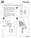 Campagnolo instructions - 7225195 Rear Derailleur ('02/2002') page 010 thumbnail