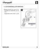 Campagnolo instructions - 7225195 Rear Derailleur ('02/2002') page 079 thumbnail