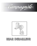 Campagnolo instructions - 7225195 Rear Derailleur ('06/2006') page 001 thumbnail