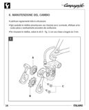 Campagnolo instructions - 7225195 Rear Derailleur ('07/2002') page 014 thumbnail