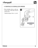 Campagnolo instructions - 7225195 Rear Derailleur ('07/2002') page 051 thumbnail