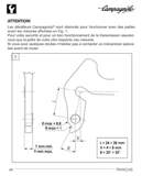 Campagnolo instructions - 7225462 11 Spd Rear Der ('03/2010') page 044 thumbnail