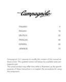 Campagnolo instructions - 7225475 Rear Der Usr Man ('01/2015') page 003 thumbnail