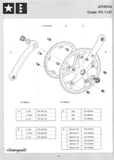 Campagnolo Spare Parts Catalogue - 1994 Product Range page 10 thumbnail