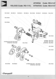Campagnolo Spare Parts Catalogue - 1994 Product Range page 16 thumbnail