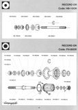 Campagnolo Spare Parts Catalogue - 1994 Product Range page 46 thumbnail
