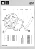 Campagnolo Spare Parts Catalogue - 1995 Product Range page 10 thumbnail