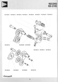Campagnolo Spare Parts Catalogue - 1995 Product Range page 18 thumbnail