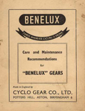 Cyclo - Care and Maintenance Recommendations for Benelux gears scan 1 thumbnail