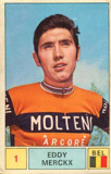 Eddy Merckx - Panini Sprint 71 card 1971 scan 1 thumbnail