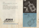 ESKA Favorit - Navod k obsluze jizdnich kol 1981 scan 7 thumbnail