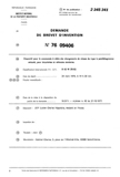 French Patent 2,345,341 - Simplex scan 001 thumbnail