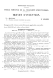 French Patent 425,800 - Audouard scan 1 thumbnail