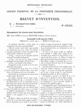 French Patent 439,224 - Le Chemineau scan 1 thumbnail