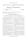 French Patent 448,304 - Matocq scan 1 thumbnail