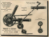 Le Cycliste 1911 - Prevel d Arlay advert thumbnail