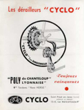 Le Cycliste 1958 - Cyclo advert thumbnail
