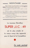 Le Nouveau Derailleur JIC Champion Modele Sport - scan 2 thumbnail