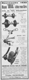 L'Industrie des Cycles et Automobiles January 1933 - Ideal advert thumbnail