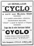 L'Industrie des Cycles et Automobiles March 1939 - Cyclo advert thumbnail