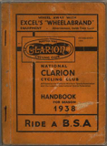 National Clarion Cycling Club - Handbook for Season 1938 scan 1 thumbnail