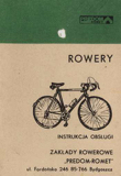 Romet - Rowery Instrukcja Obslugi 1977 front cover thumbnail