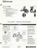 Shimano Bicycle Parts - 1986 scan 01 thumbnail