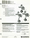Shimano Bicycle Parts - 1986 scan 09 thumbnail