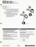 Shimano Bicycle Parts - 1986 scan 11 thumbnail