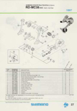 Shimano Spare Parts Catalogue - 1994 to 2004 s5 p27 thumbnail
