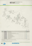 Shimano Spare Parts Catalogue - 1994 to 2004 s5 p42 thumbnail