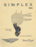 Simplex 1966 - price list front cover thumbnail