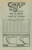 Simplex Tour de France - Notice de Montage (1st style) scan 3 thumbnail