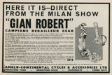 Sporting Cyclist August 1964 Ron Kitching advert thumbnail