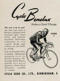 Sporting Cyclist March 1959 Cyclo Gear Company advert thumbnail