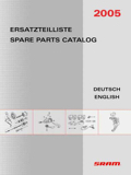 SRAM - Spare Parts Catalog 2005 front cover thumbnail