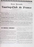 T.C.F. Revue Mensuelle April 1911 - Un Nouveau Concours? scan 1 thumbnail