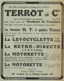 T.C.F. Revue Mensuelle December 1912 - Terrot advert thumbnail
