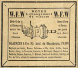T.C.F. Revue Mensuelle March 1904 - WFW advert thumbnail