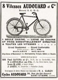 T.C.F. Revue Mensuelle March 1914 - Audouard advert thumbnail