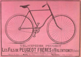 T.C.F. Revue Mensuelle October 1891 - Peugeot advert thumbnail