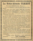 T.C.F. Revue Mensuelle October 1904 - Terrot advert thumbnail